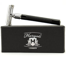 Load image into Gallery viewer, Haryali&#39;s Butterfly Safety Razor - Black - HARYALI LONDON