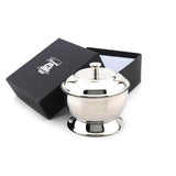 Stainless Steel Shaving Soap Bowl with Lid